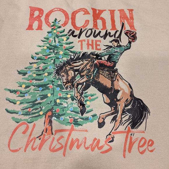 Western Themed Christmas Crewneck - Picture 5 of 5